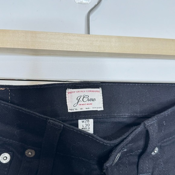 J. CREW | Black 484 Slim Jeans | 28x30 - Picture 4 of 4